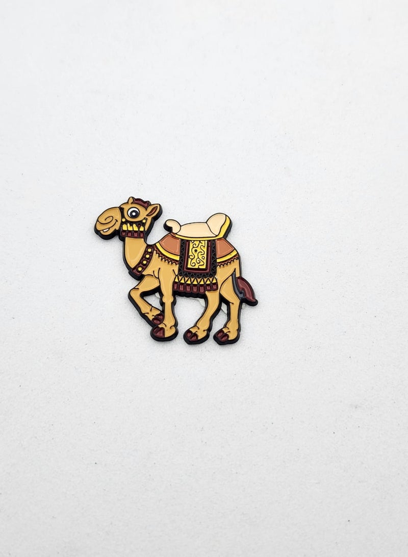 Kipfy This is a camel-shaped tourist souvenir, likely a sticker - Image 1